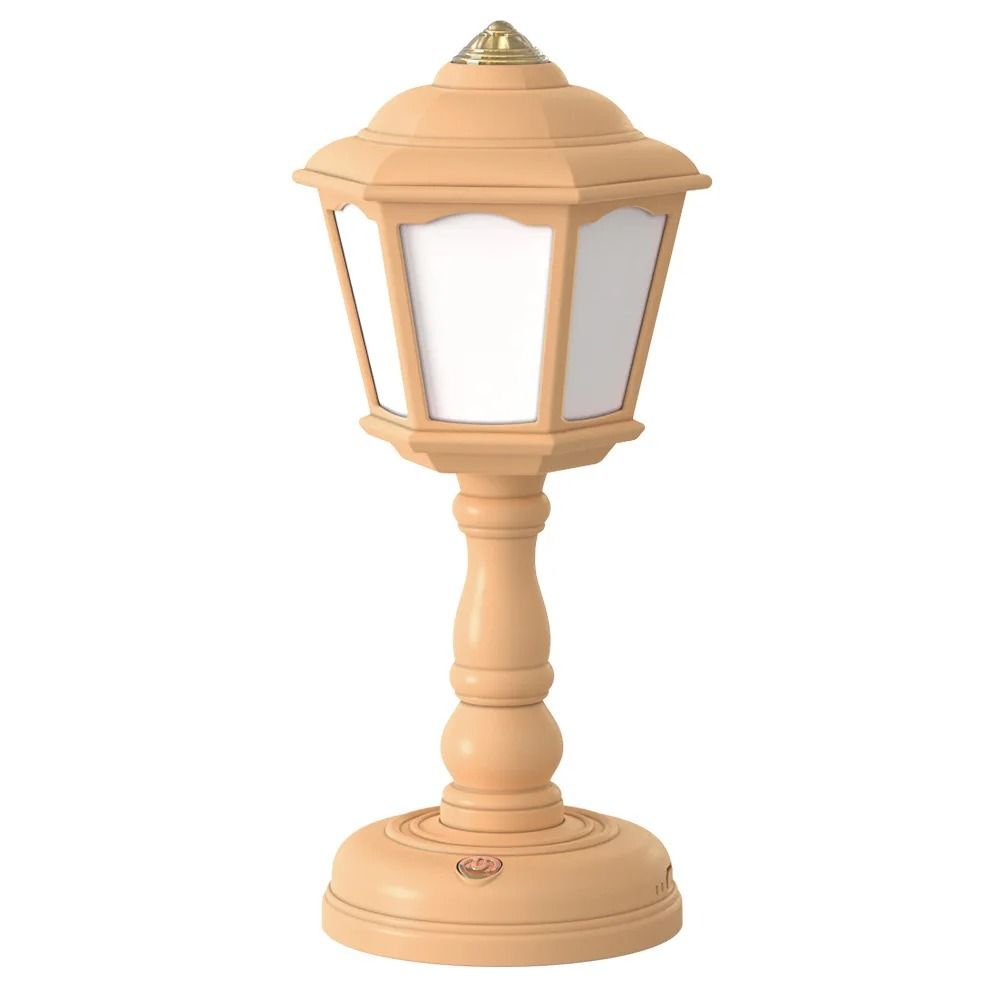 Mini Retro LED Desk Lamp with USB Rechargeable Touch Control