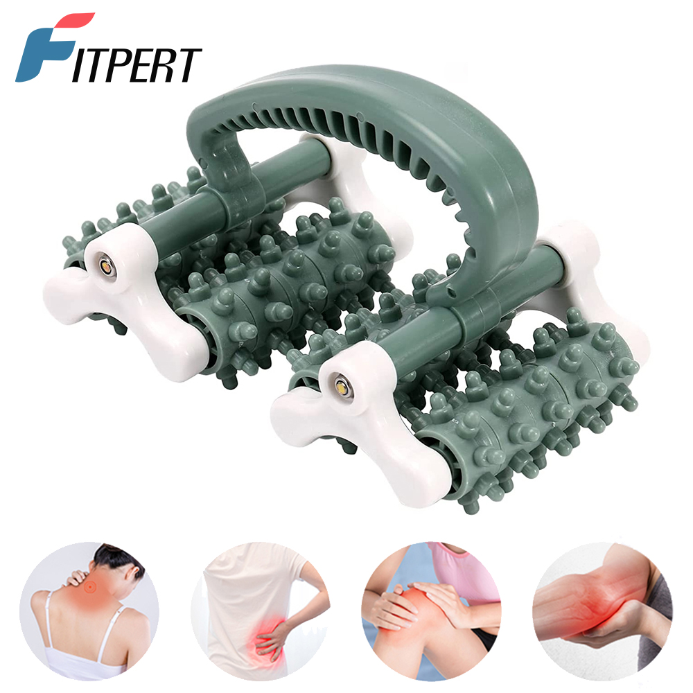 Fat Blasting Muscle Massage Roller Increaser for Back Neck Legs Anti Cellulite Myofascial Release Tool