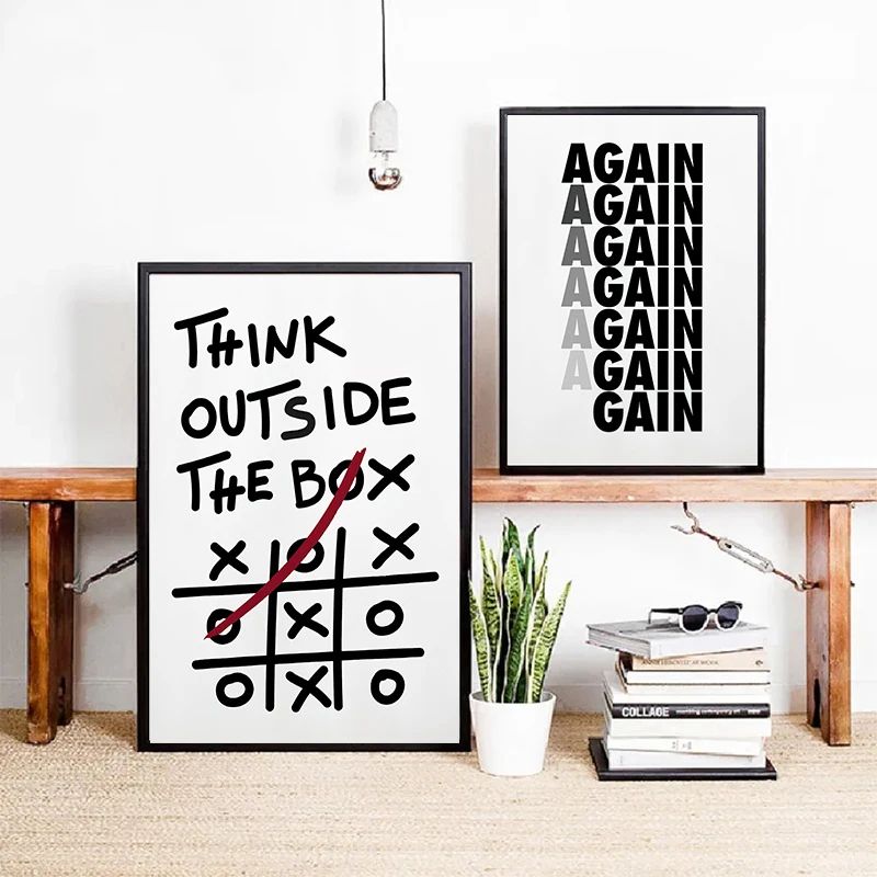 Motivational Quotes Canvas Wall Art Print