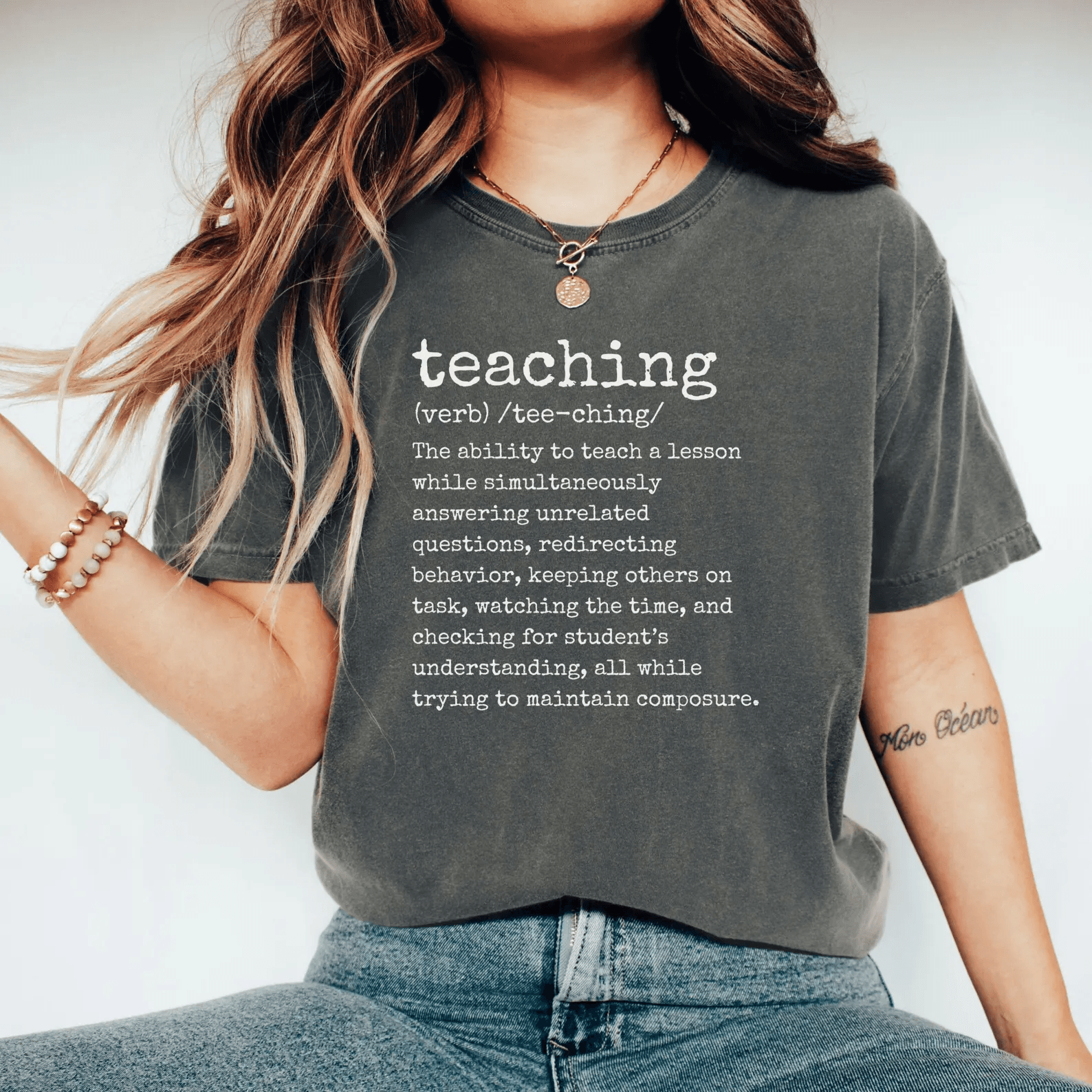 Funny Teacher Shirt Comfort Colors Teacher Gift Teaching Shirt Educator Tee