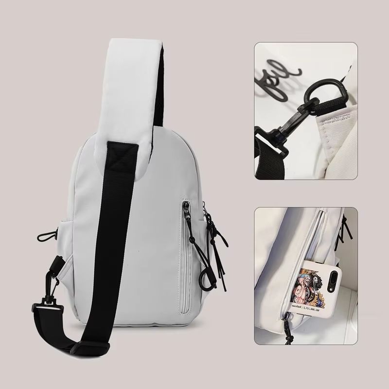 Lightweight Crossbody Chest Bag with Tablet Pocket for Sports Travel