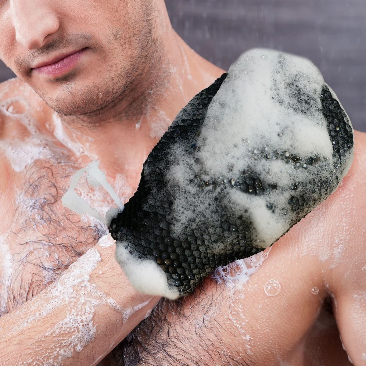 Honeycomb TPU Gentle Scrubbing Gloves