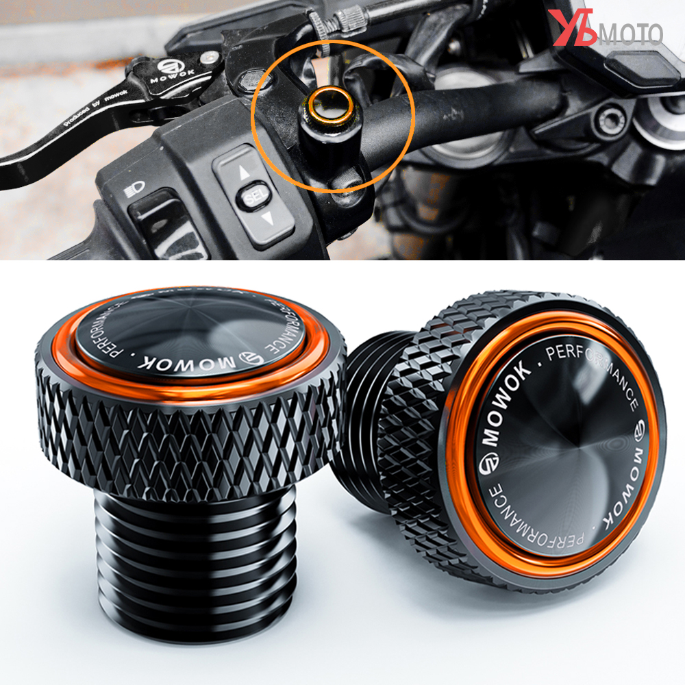 Motorcycle Rear Mirror Hole Plugs, Bolts Screws