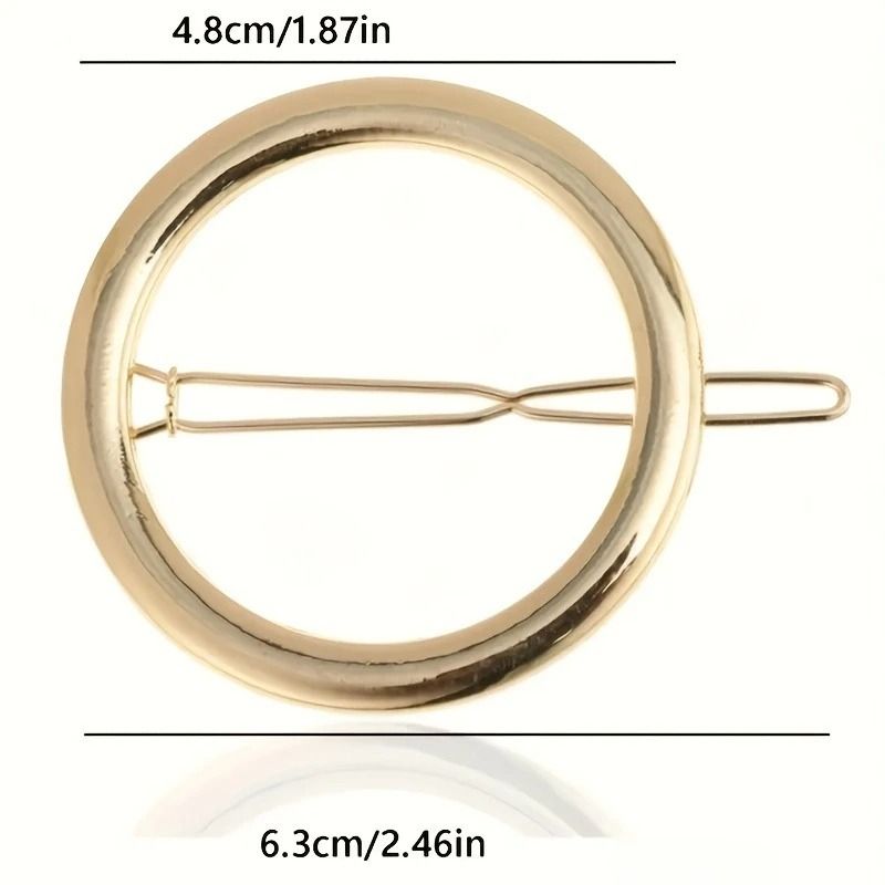 6 pcs Elegant Round Hairpins Set