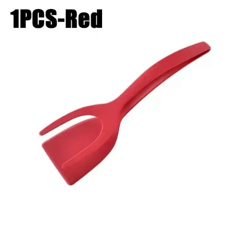 2-in-1 Egg Spatula Tongs – Pancake & Egg Flipping Tool