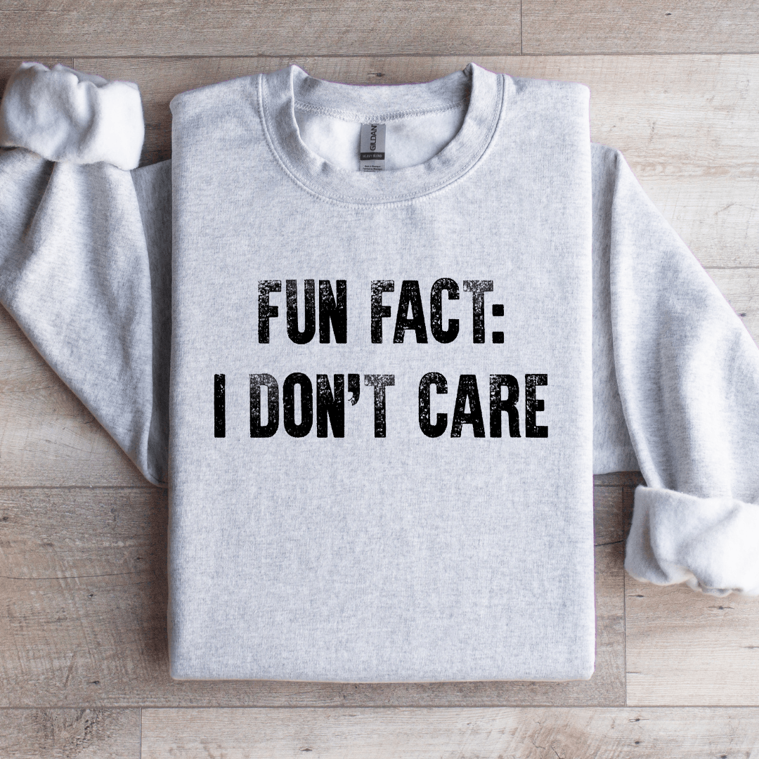 Fun Fact I Don't Care Sweatshirt
