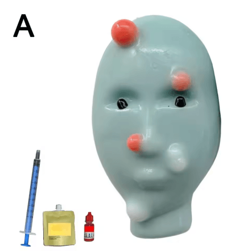 Reusable Pimple Popper Stress Relief Toy Funny Acne Decompression Fidget Gift Set