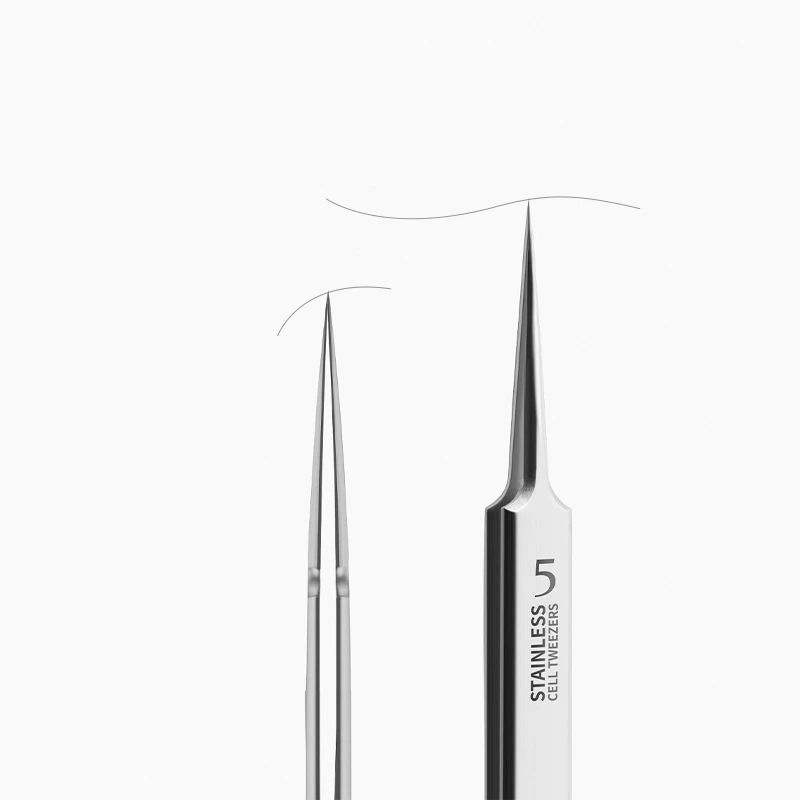 Precision Stainless Steel Blackhead and Acne Removal Tweezers