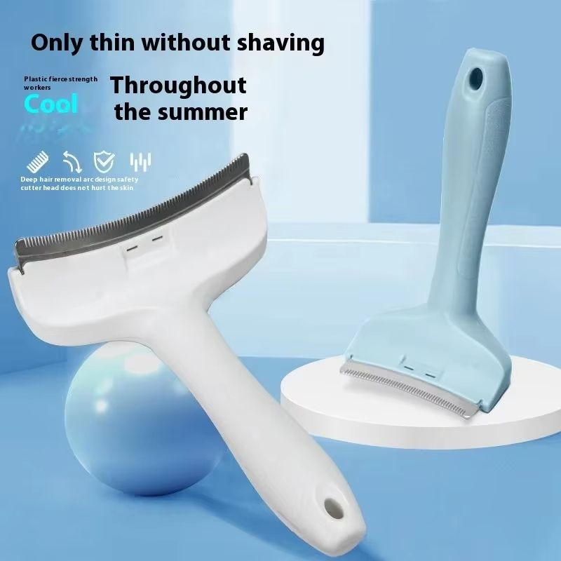 Slicker Undercoat Deshedding Brush and Dematting Tool for Dogs and Cats