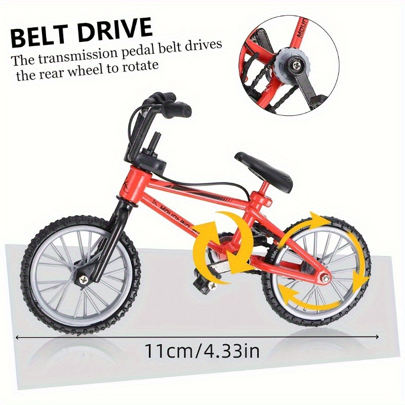 Creative Display Bicycle Model with Metal Alloy Body and Plastic Handles Garden Decoration