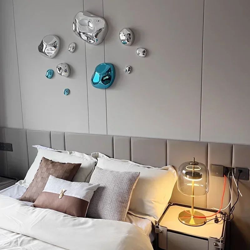 Modern Abstract Stone Wall Hanging – Creative Home Decor Pendant Ornament