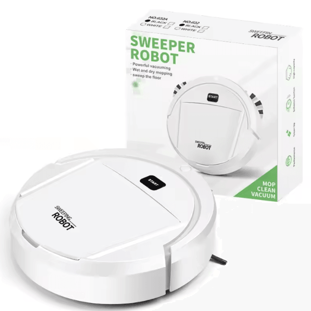Smart Automatic Robot Vacuum Cleaner Wet & Dry Sweeping USB Rechargeable Home Cleaner
