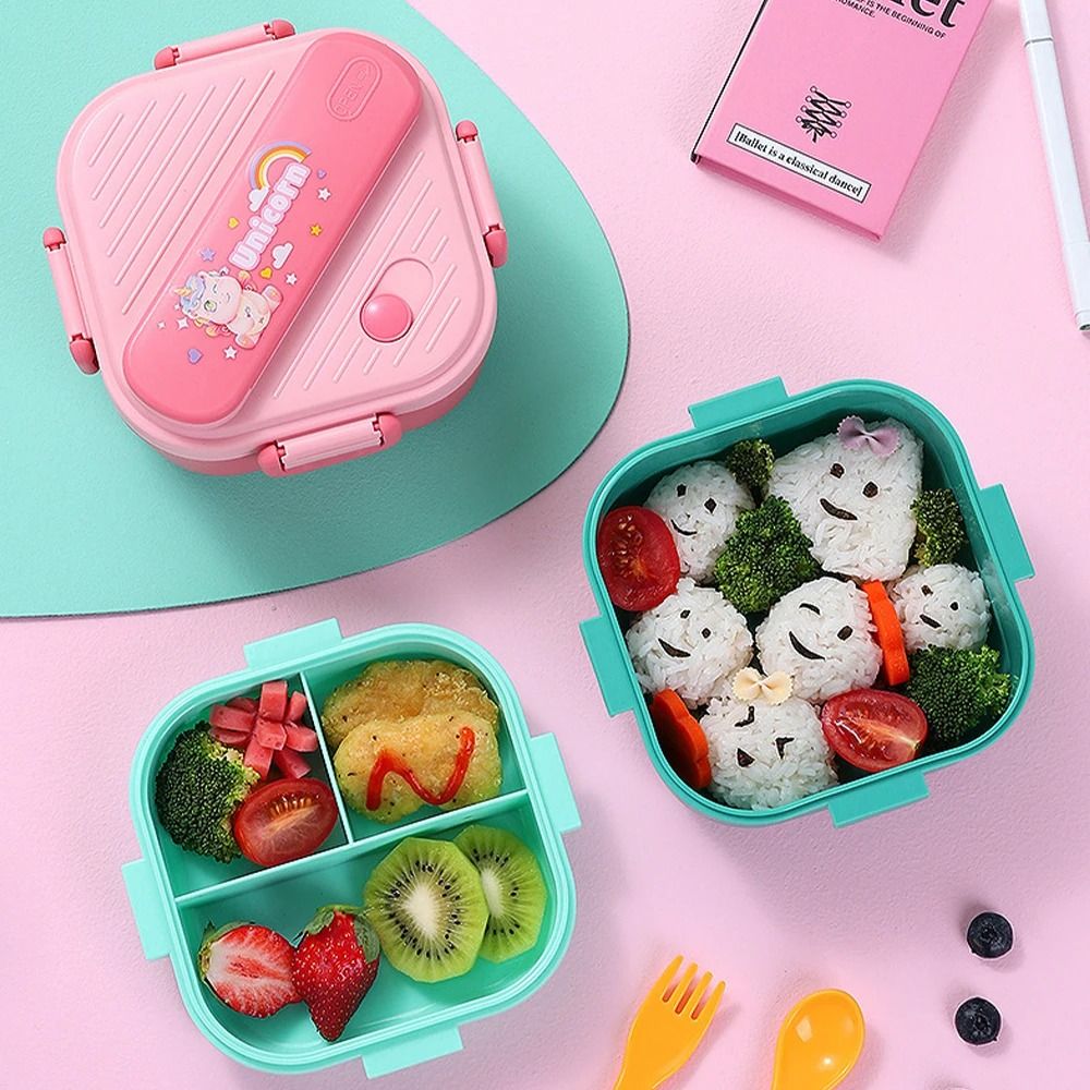 3 Grids Unicorn Lunch Box for Children