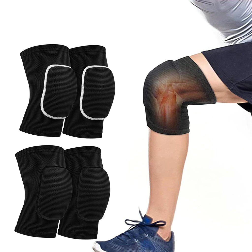 Protective Sports Knee Pads with Knee Brace Support for Men Women and Kids