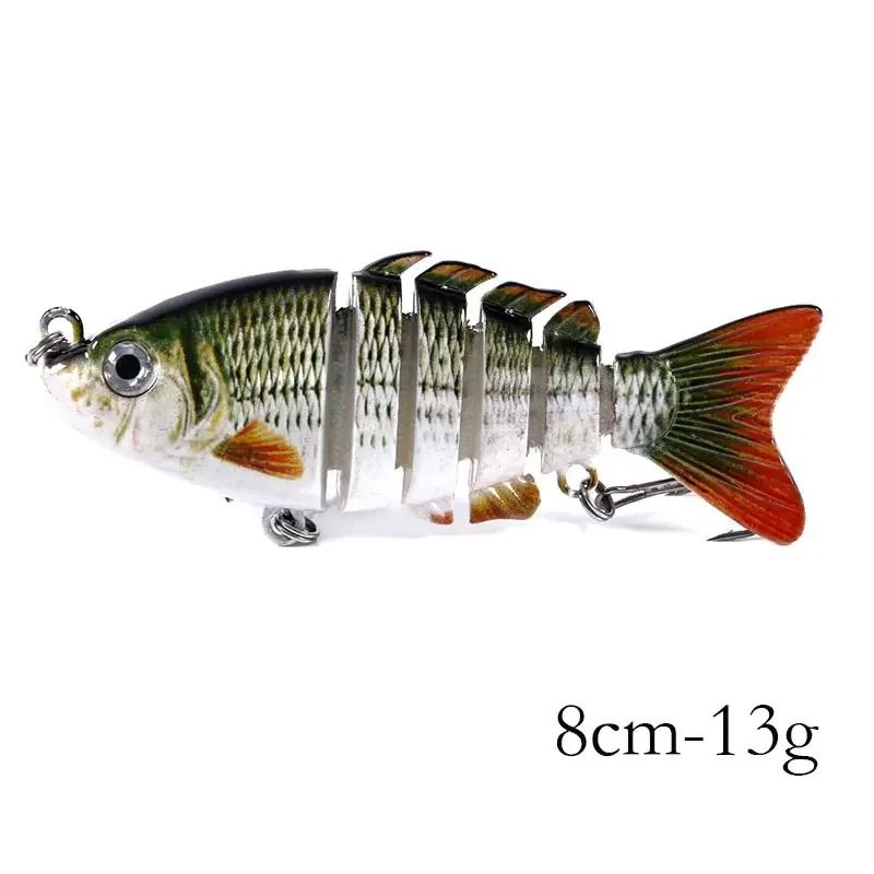 Multi Jointed Swimbait Fishing Lure Sinking Hard Bait for Bass