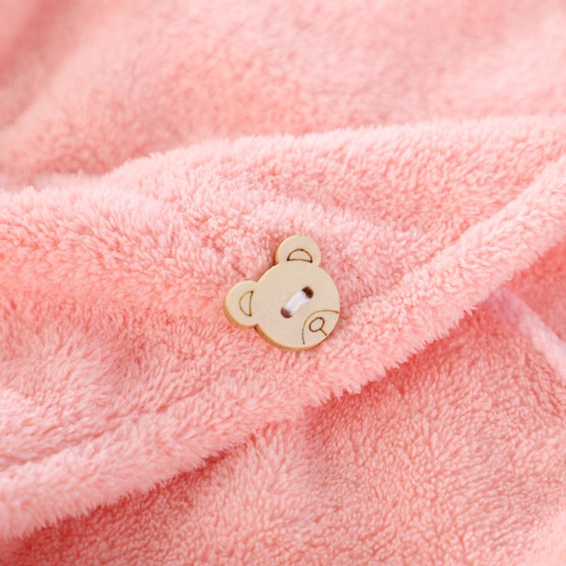 Quick-Dry Turban for Hair, Soft Bath Towel Fiber Cap for Sports, Bathroom, and Wet Face Care