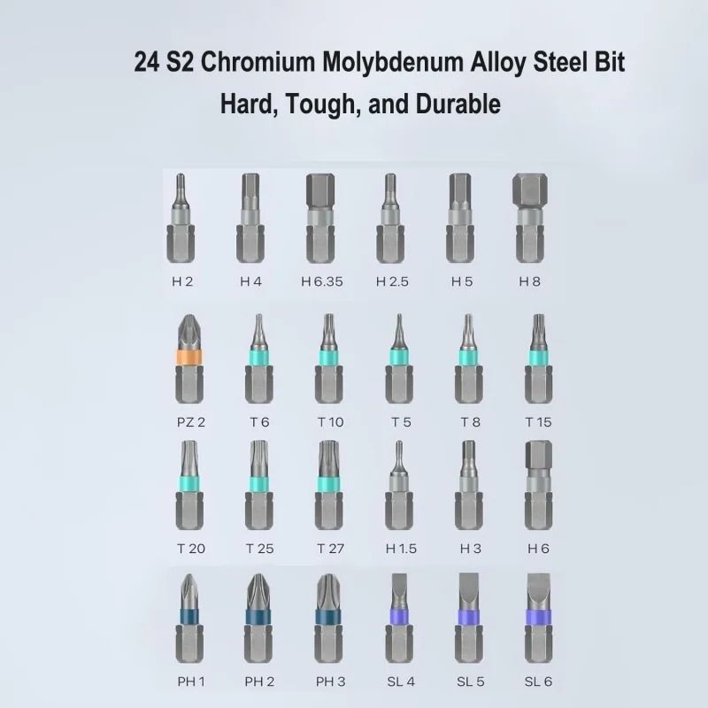 24-in-1 Precision Ratchet Screwdriver Set – Multi-Purpose Magnetic Bit Kit