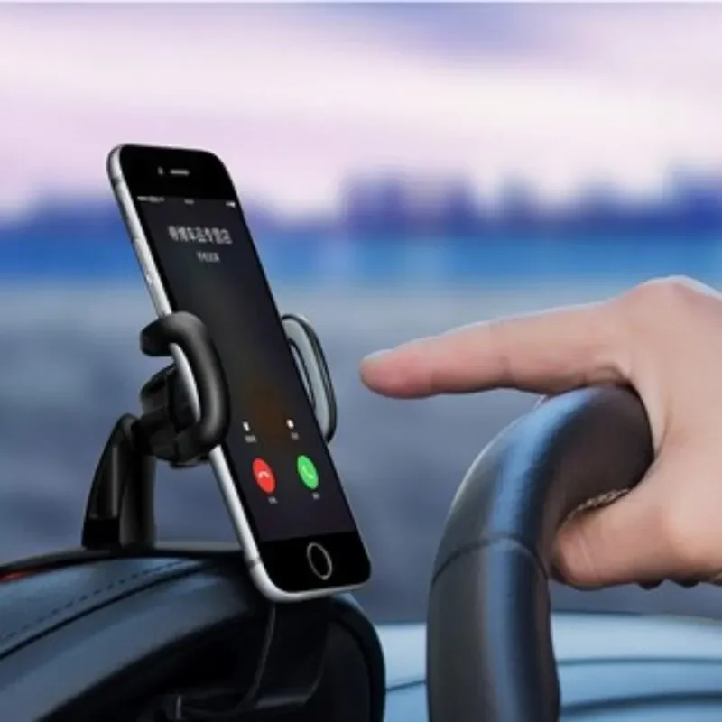 Universal Dashboard Phone Mount Car Phone Holder with One Hand Clip