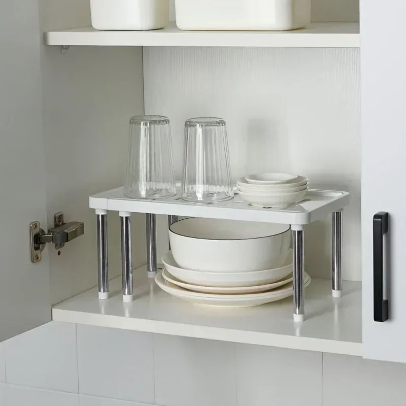 Expandable Kitchen Spice Organizer Rack – Adjustable Retractable Shelf for Cabinets & Countertops