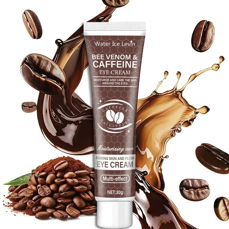 Natural Caffeine Moisturizing Firming Eye Cream for Dark Circles Puffiness and Wrinkle Reduction