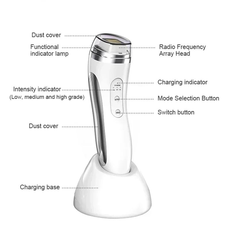 RF Radio Frequency Face Lifting Device Skin Tightening Beauty Massager