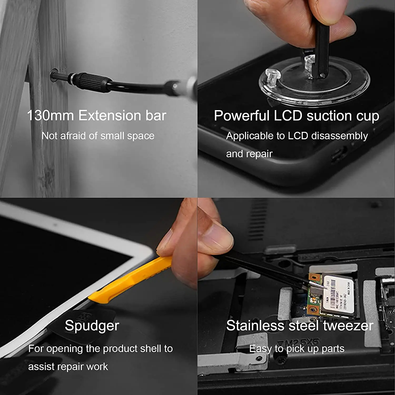Professional Electronics Repair Tool Kit, Precision Screwdriver Set with Magnetic Bits
