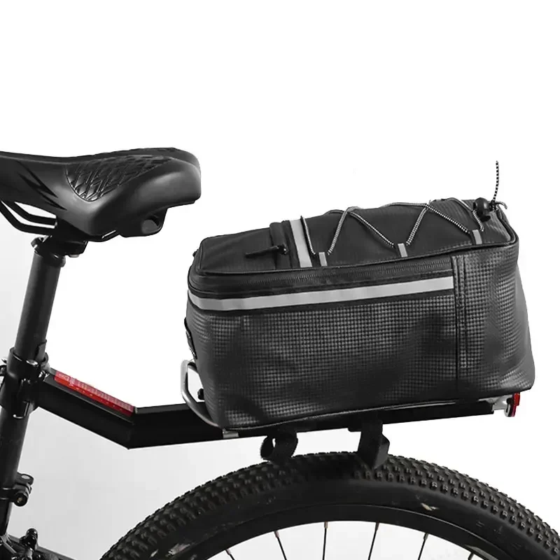 Quick Release Bike Cargo Rack Rear Bicycle Rack, Aluminium Alloy Luggage Carrier 15kg Capacity