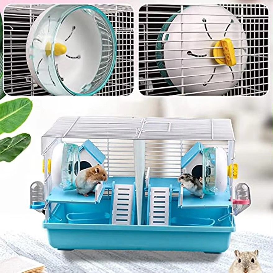 Silent Hamster Wheel Running Disc, Small Pet Exercise Saucer in 3 Sizes