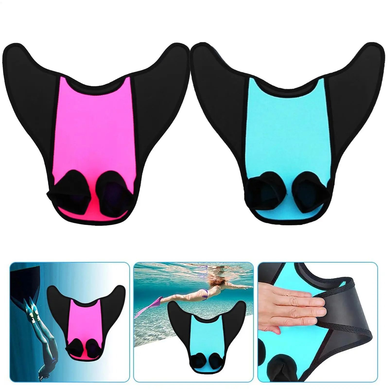 Short Blade Swimming Fins