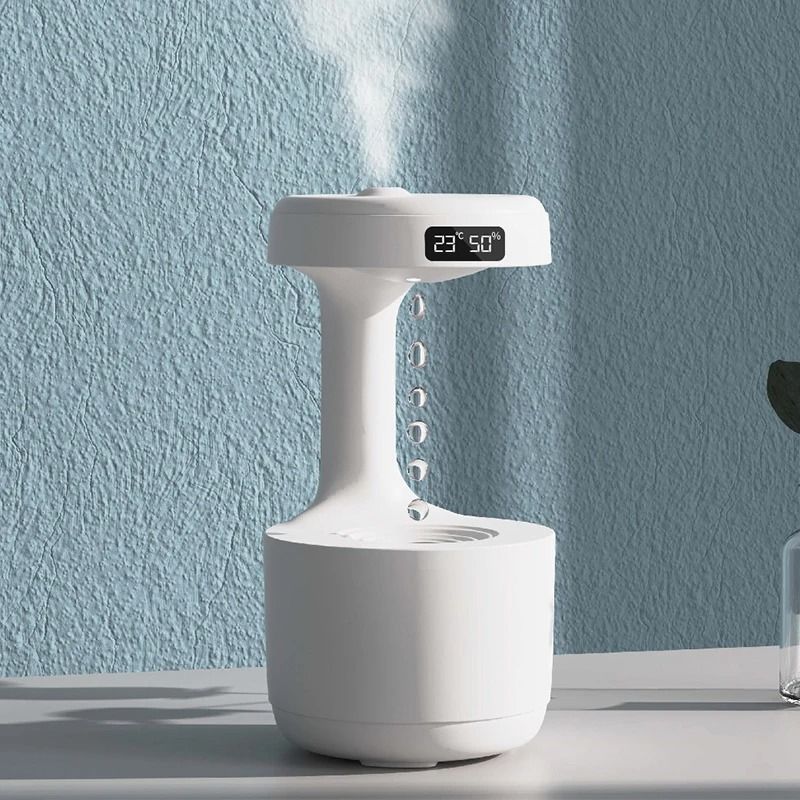 Anti-Gravity Humidifier With Water Drop Effect And Night Light