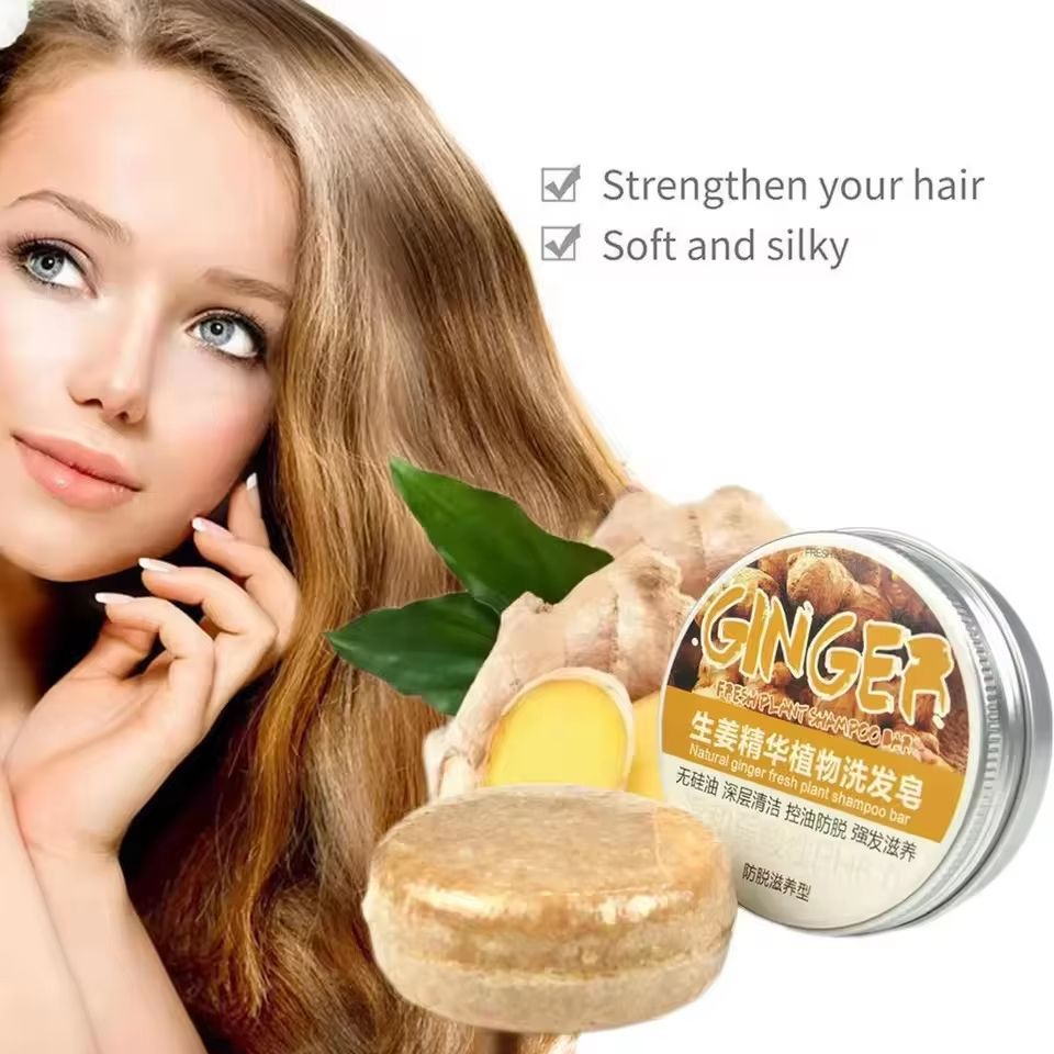 PureHerb Ginger-Polygonum & Lavender Hair & Body Soap-Bar – Cold-Processed Plant Treatment