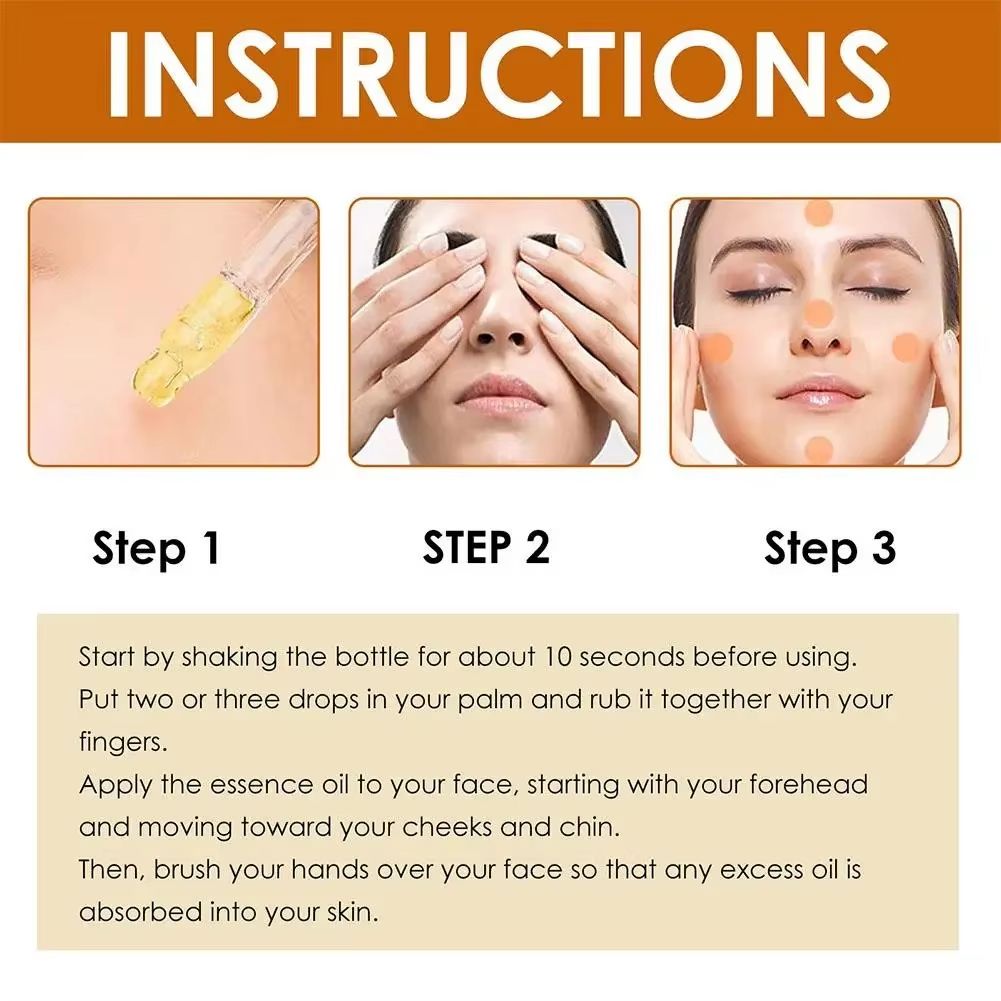 Hydrating Collagen Face Serum Brightening Moisturizing Anti Fine Line Facial Serum 30ml