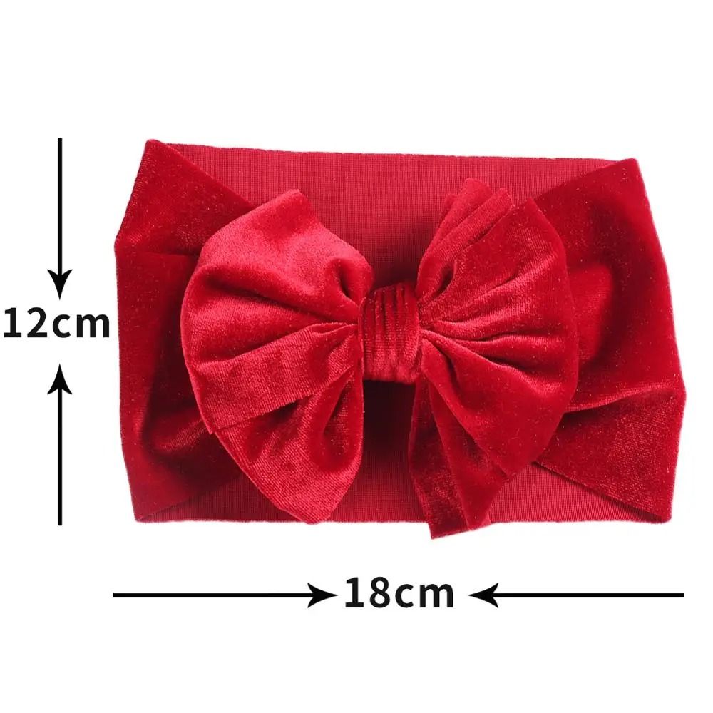 Vintage Velvet Boutique Baby Headband – Premium Hand-Tied Bow Turban for Newborns
