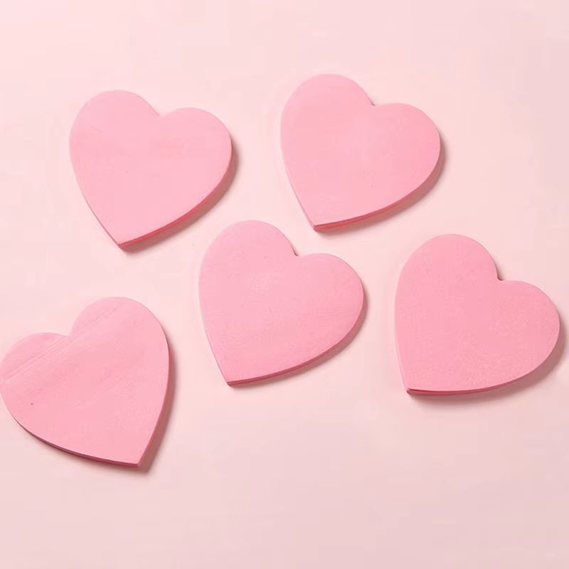 40 Sheets Heart Sticky Notes Notepad Self-Sticky Note Pads Notebook Planner Sticker for Office Stationery