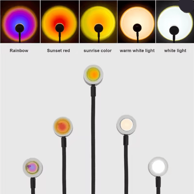 USB Sunset Projection Night Light
