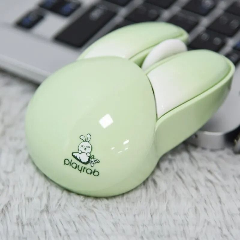 Cute Rabbit Silent Wireless Mini Mouse