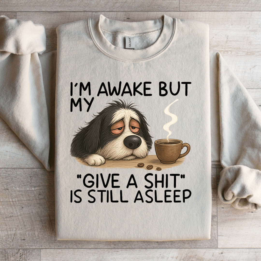 I'm Awake But My Give A S-it Sweatshirt