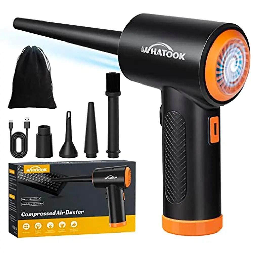 Electrical Dust Blower 3 Speed 60000 RPM Air Duster for Electronics and Office Equipment