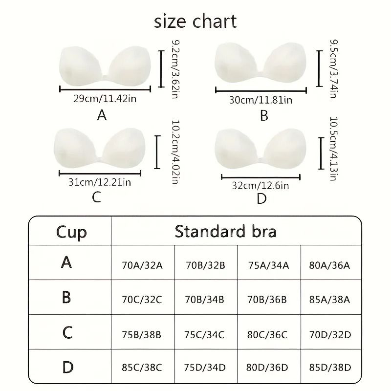 Women's Invisible Soft Elegant Strapless and Seamless Push-Up Bra - Elegant Support Underwear