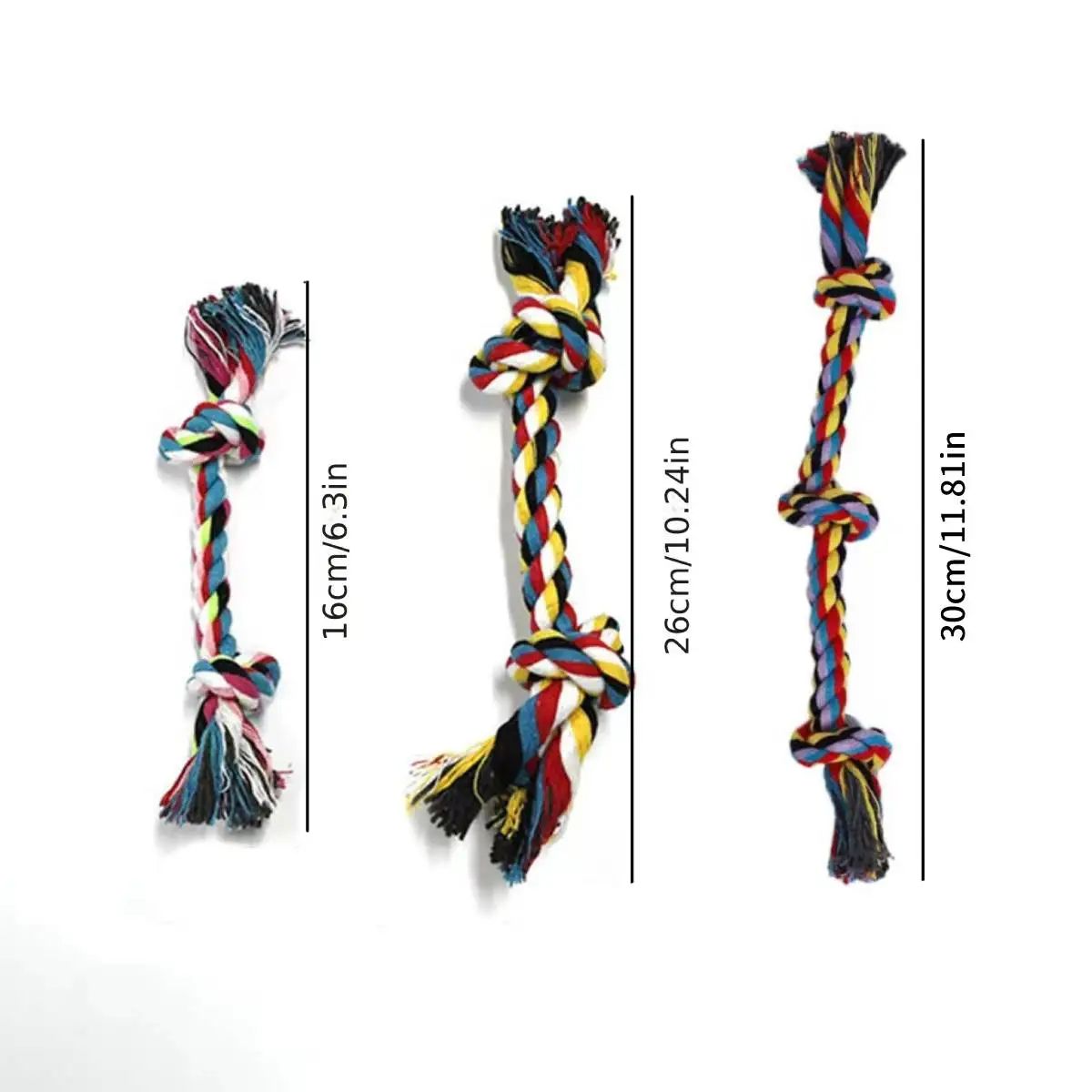 Braided Knot Rope Chew Dog Toy