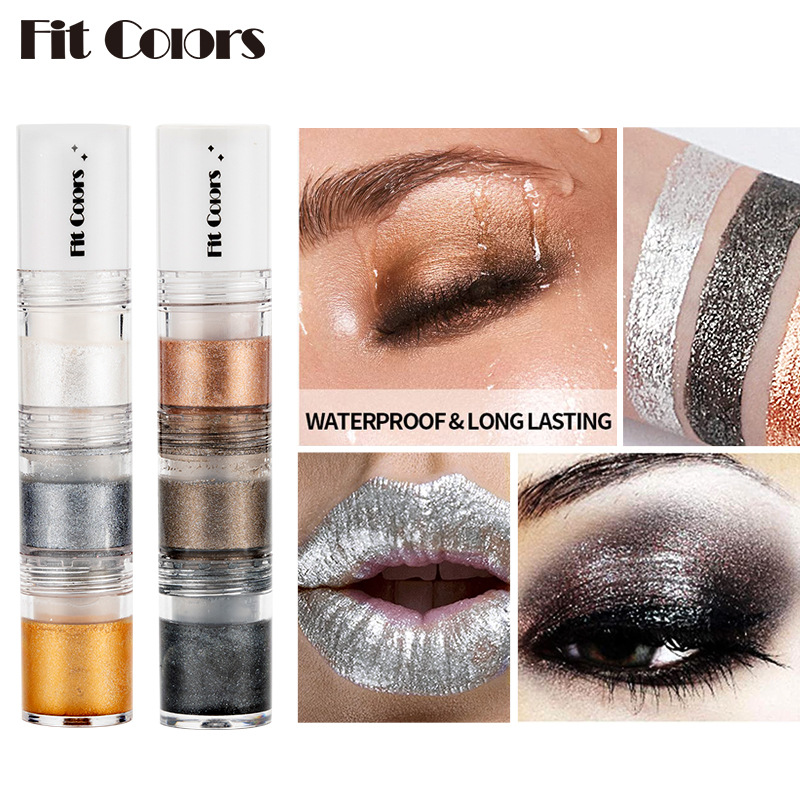Smoky Eye Water Eyeshadow, Diamond Liquid Pearl Shimmer, Eye Shadow Liquid Lip Dye, All-Day Wear, Crease-Proof
