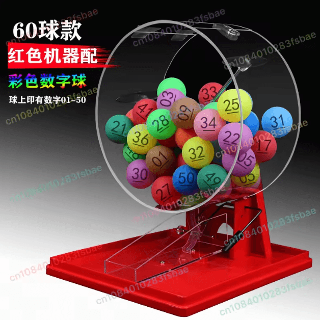 Manual lucky lottery machine lottery table tennis number selection activity