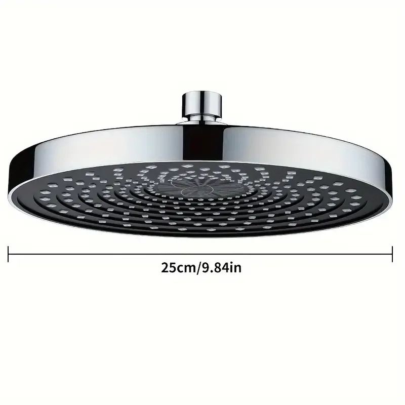 Large-Flow 10 Inch Rainfall Shower Head – High Pressure Water-Saving Top Sprayer