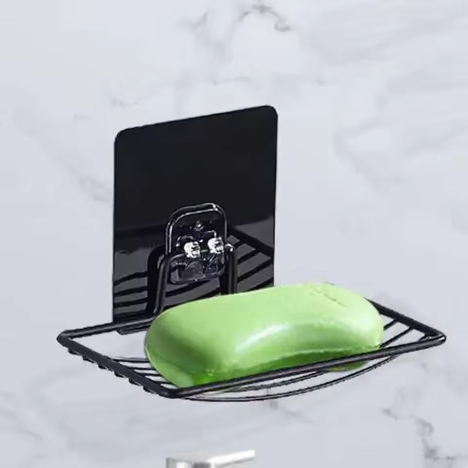 Stainless Steel Wall Mounted Soap Holder Self Adhesive Sponge Dish