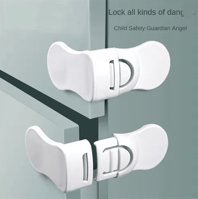 SafeSnap Child Safety Drawer Locks Adjustable Cabinet and Refrigerator Buckles