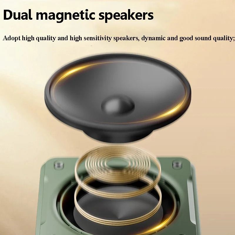 Mini Digital FM Radio with Bluetooth Speaker and USB Slot