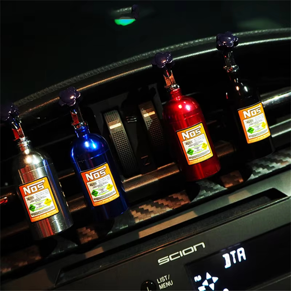 Blue Billet Aluminium Turbo Car Air Freshener, Car Vent Perfume, Scent Fragrance Refill Freshener Ornament