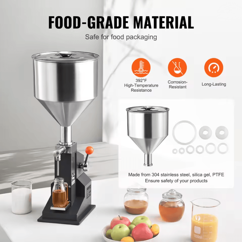 Precision Pour 5 100ml Manual Liquid Filling Machine