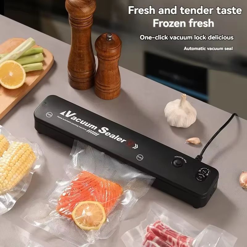 FreshSeal 220 V/110 V Electric Vacuum Sealing Machine – Household Food-Preservation Bag Packager