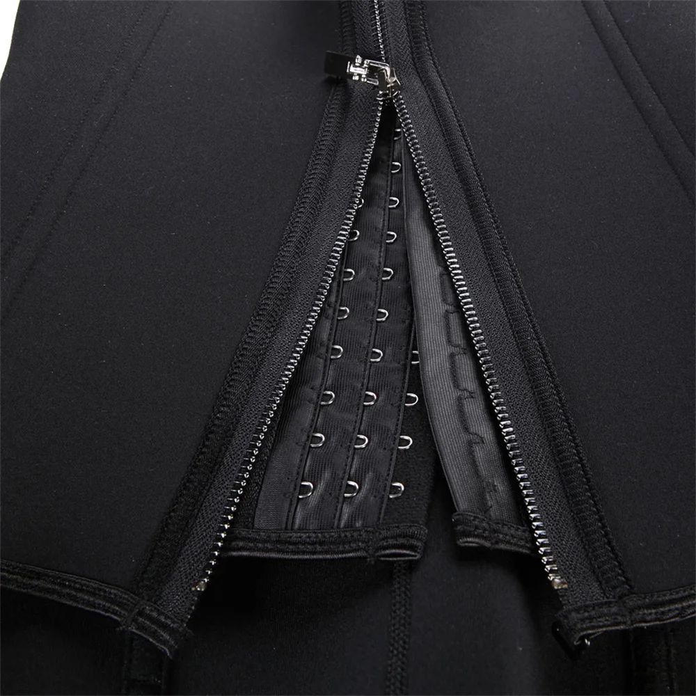 Womens Zipper Waist Trainer Tank Top Body Shaper